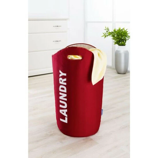 Wenko Wäschesammler Lumo Rot 6 Wenko Wäschesammler Lumo Rot – Bild 4