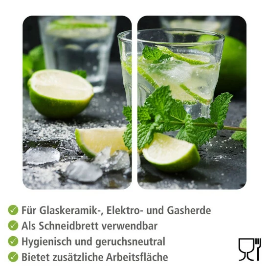 Wenko Herdabdeckplatte Universal Mojito 2er Set 7 Wenko Herdabdeckplatte Universal Mojito 2er Set – Bild 5