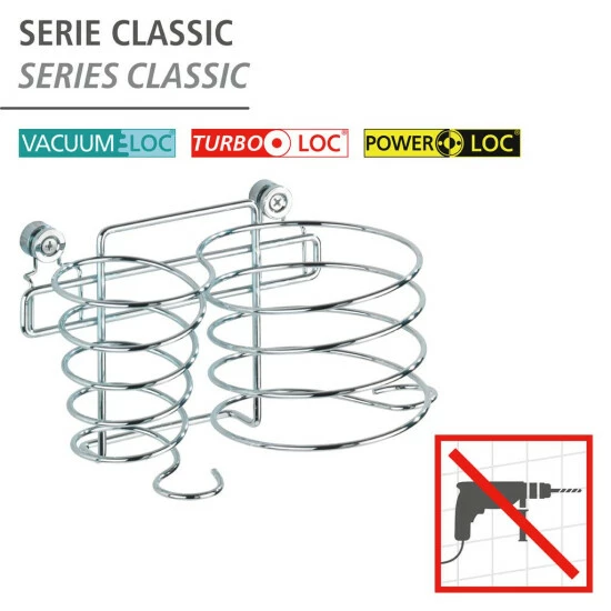 Wenko Haartrocknerhalter Und Glätteisenhalter Classic 6 Wenko Haartrocknerhalter Und Glätteisenhalter Classic – Bild 4