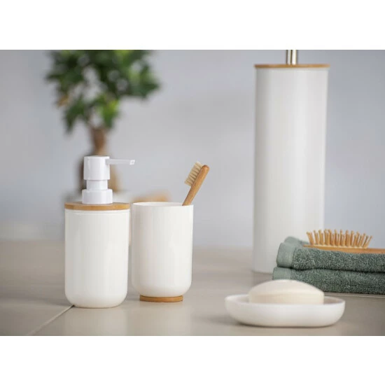 Wenko Zahnputzbecher Posa Weiß 5 Wenko Zahnputzbecher Posa Weiß – Bild 3