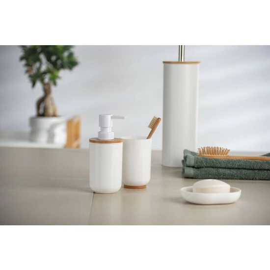 Wenko Zahnputzbecher Posa Weiß 6 Wenko Zahnputzbecher Posa Weiß – Bild 4