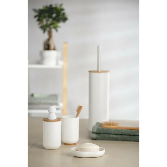 Wenko Zahnputzbecher Posa Weiß 7 Wenko Zahnputzbecher Posa Weiß – Bild 5