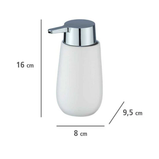 Wenko Seifenspender Badi Weiß Keramik 9 Wenko Seifenspender Badi Weiß Keramik – Bild 7