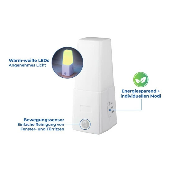 Wenko LED Nachtlicht Mit Bewegungssensor 2er Set 5 Wenko LED Nachtlicht Mit Bewegungssensor 2er Set – Bild 3