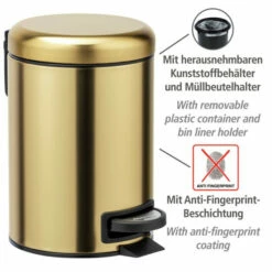 Wenko Kosmetik Treteimer Leman Gold Matt 3 L 14 Wenko Kosmetik Treteimer Leman Gold Matt 3 L -Günstiges Wenko Geschäft unnamed file 632