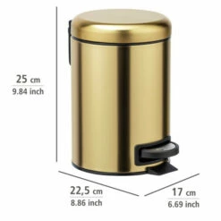 Wenko Kosmetik Treteimer Leman Gold Matt 3 L 16 Wenko Kosmetik Treteimer Leman Gold Matt 3 L -Günstiges Wenko Geschäft unnamed file 634