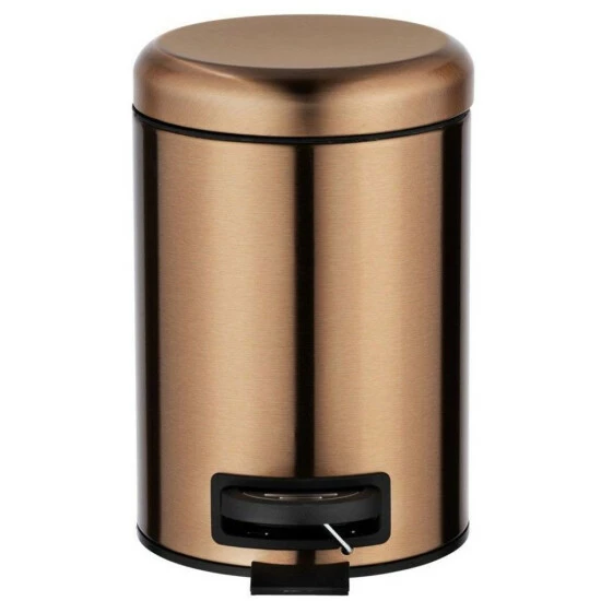 Wenko Kosmetik Treteimer Leman Gold Matt 3 L 11 Wenko Kosmetik Treteimer Leman Gold Matt 3 L – Bild 9