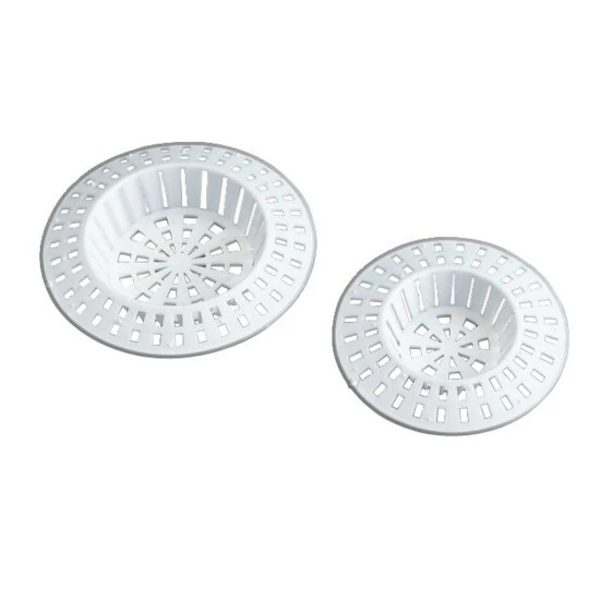 Wenko Abfluss-Sieb Weiß 4er Set 3 Wenko Abfluss-Sieb Weiß 4er Set