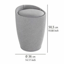 Wenko Hocker Candy Light Grey Leinenoptik, Mit Wäschesack 21 Wenko Hocker Candy Light Grey Leinenoptik, Mit Wäschesack -Günstiges Wenko Geschäft unnamed file 6466