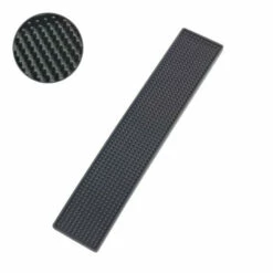 Wenko Abtropfmatte Slim Schwarz 8 X 42 Cm