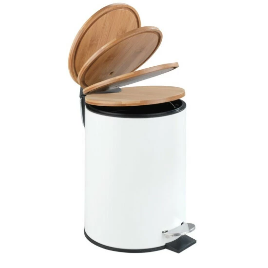 Wenko Kosmetik Treteimer Tortona Easy-Close Weiß Matt 4 Wenko Kosmetik Treteimer Tortona Easy-Close Weiß Matt – Bild 2