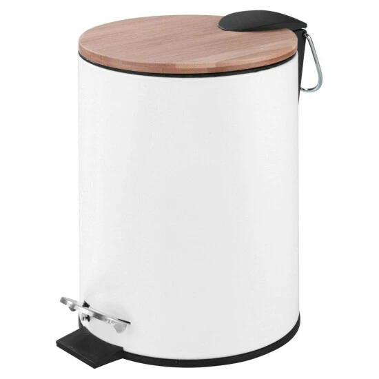 Wenko Kosmetik Treteimer Tortona Easy-Close Weiß Matt 6 Wenko Kosmetik Treteimer Tortona Easy-Close Weiß Matt – Bild 4