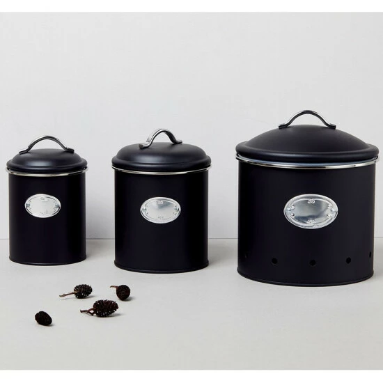 Wenko Aufbewahrungsdose Nero Set, 3-teilig 9 Wenko Aufbewahrungsdose Nero Set, 3-teilig – Bild 7