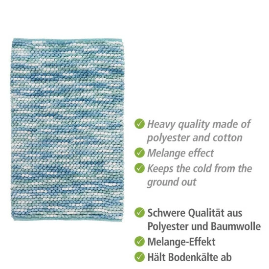 Wenko Badteppich Urdu Aqua 60 X 90 Cm 11 Wenko Badteppich Urdu Aqua 60 X 90 Cm – Bild 9