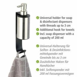 Wenko Turbo-Loc® Edelstahl Seifenspender Und Halter Telde -Günstiges Wenko Geschäft unnamed file 6664