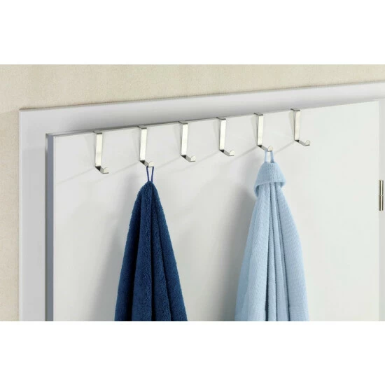 Wenko Türgarderobenhaken Edelstahl 6er Set 8 Wenko Türgarderobenhaken Edelstahl 6er Set – Bild 6