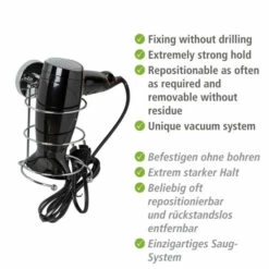Wenko Vacuum-Loc® Haartrocknerhalter -Günstiges Wenko Geschäft unnamed file 6777