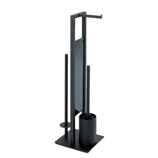 Wenko Stand WC-Garnitur Rivalta Schwarz Matt 2 Wenko Stand WC-Garnitur Rivalta Schwarz Matt