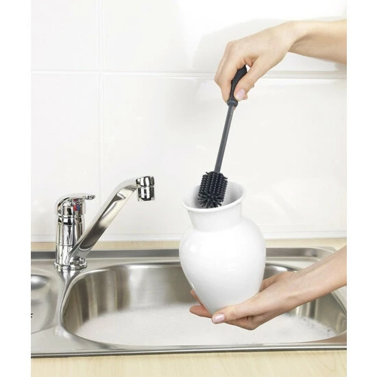Wenko Silikon Spülbürste Grau 8 Wenko Silikon Spülbürste Grau – Bild 6