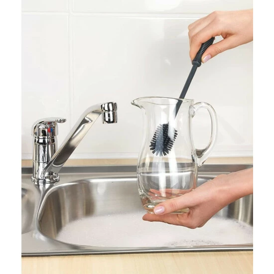 Wenko Silikon Spülbürste Grau 11 Wenko Silikon Spülbürste Grau – Bild 9