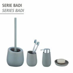 Wenko WC-Garnitur Badi Grau Keramik -Günstiges Wenko Geschäft unnamed file 6895