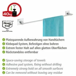 Wenko Turbo-Loc® Edelstahl Badetuchstange Uno Quadro -Günstiges Wenko Geschäft unnamed file 6912