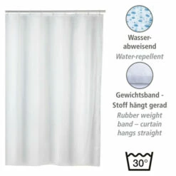 Wenko Anti-Schimmel Duschvorhang Uni White 13 Wenko Anti-Schimmel Duschvorhang Uni White -Günstiges Wenko Geschäft unnamed file 6956