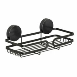 Wenko Static-Loc® Plus Wandablage Pavia Schwarz