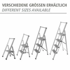 Wenko Alu-Design Klapptrittleiter 2-stufig Silber -Günstiges Wenko Geschäft unnamed file 7041