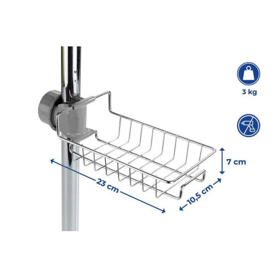 Wenko Duschablage Edelstahl 12 Wenko Duschablage Edelstahl – Bild 10