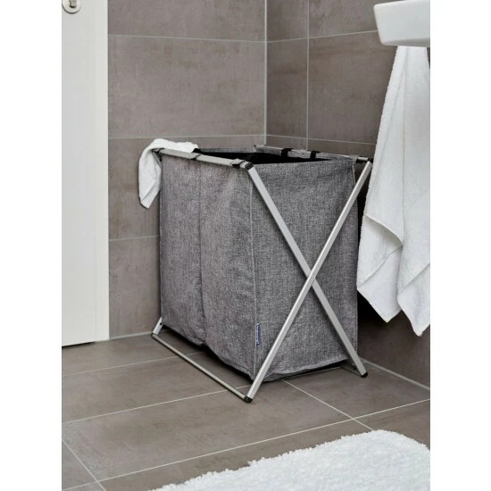 Wenko Wäschesammler Duo Grau Meliert 13 Wenko Wäschesammler Duo Grau Meliert – Bild 11