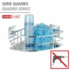 Wenko Turbo-Loc® Edelstahl Eckablage Quadro -Günstiges Wenko Geschäft unnamed file 7229