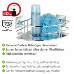 Wenko Turbo-Loc® Edelstahl Eckablage Quadro -Günstiges Wenko Geschäft unnamed file 7232