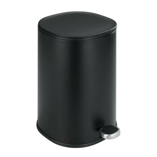 Wenko Kosmetik Treteimer Nant Easy-Close Schwarz Matt 4 Wenko Kosmetik Treteimer Nant Easy-Close Schwarz Matt – Bild 2