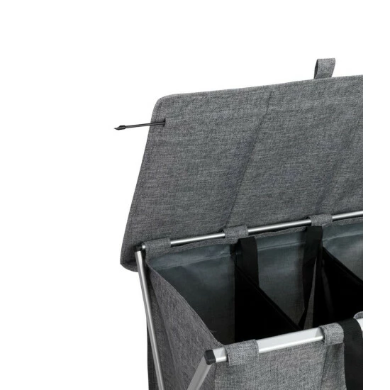 Wenko Wäschesammler Trio Top Grau Meliert 7 Wenko Wäschesammler Trio Top Grau Meliert – Bild 5