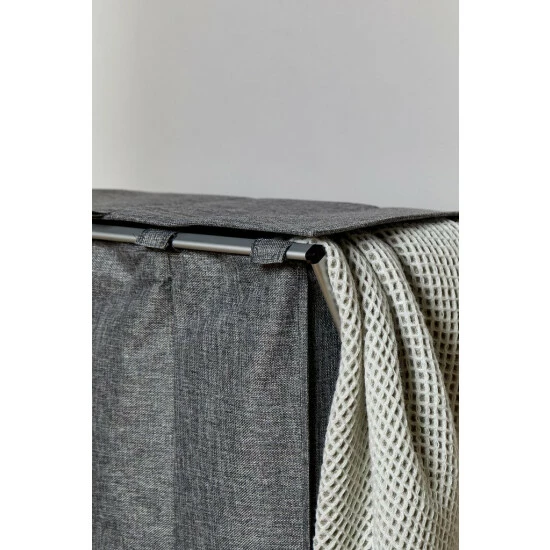 Wenko Wäschesammler Trio Top Grau Meliert 10 Wenko Wäschesammler Trio Top Grau Meliert – Bild 8