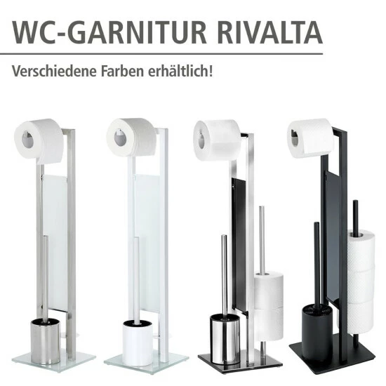 Wenko Stand WC-Garnitur Rivalta Schwarz Matt 7 Wenko Stand WC-Garnitur Rivalta Schwarz Matt – Bild 6