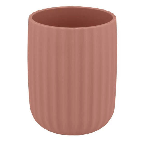 Wenko Zahnputzbecher Agropoli Altrosa 4 Wenko Zahnputzbecher Agropoli Altrosa – Bild 2