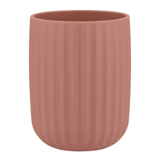 Wenko Zahnputzbecher Agropoli Altrosa 5 Wenko Zahnputzbecher Agropoli Altrosa – Bild 3