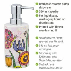 Wenko Seifenspender Rollin'Art Full Bloom -Günstiges Wenko Geschäft unnamed file 7336