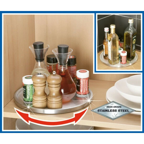 Wenko Schrankrondell Uno Schwarz 10 Wenko Schrankrondell Uno Schwarz – Bild 8