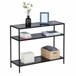 Wenko Konsolentisch Industrial Design, Beistelltisch, Standregal, Flurtisch, Modernes Regal Für Küche, Bad, Wohnzimmer Oder Flur, MDF, Metall, Vintage Look, 2 Böden, Etagen, 100 X 80 X 35 Cm 13 Wenko Konsolentisch Industrial Design, Beistelltisch, Standregal, Flurtisch, Modernes Regal Für Küche, Bad, Wohnzimmer Oder Flur, MDF, Metall, Vintage Look, 2 Böden, Etagen, 100 X 80 X 35 Cm -Günstiges Wenko Geschäft unnamed file 738