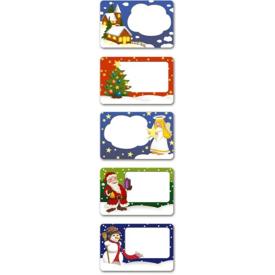 Wenko Weihnachtsetiketten 100 Stück Mit Dispenser 3 Wenko Weihnachtsetiketten 100 Stück Mit Dispenser