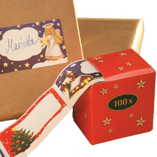 Wenko Weihnachtsetiketten 100 Stück Mit Dispenser 12 Wenko Weihnachtsetiketten 100 Stück Mit Dispenser – Bild 10