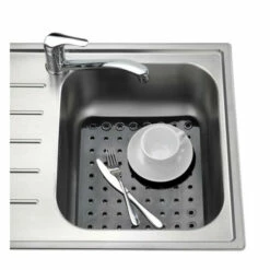 Wenko Spülbeckeneinlage Kristall Eckig Schwarz -Günstiges Wenko Geschäft unnamed file 7446