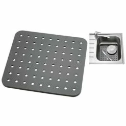 Wenko Spülbeckeneinlage Kristall Eckig Schwarz -Günstiges Wenko Geschäft unnamed file 7448