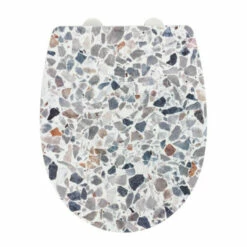 Wenko WC-Sitz Terrazzo High Gloss