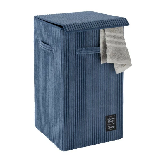 Wenko Wäschesammler Cora Blau 3 Wenko Wäschesammler Cora Blau