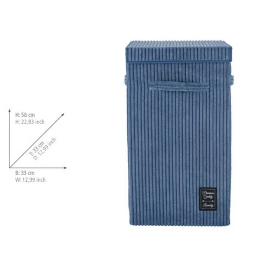 Wenko Wäschesammler Cora Blau 7 Wenko Wäschesammler Cora Blau – Bild 5