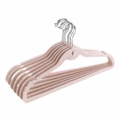 Wenko Samt Kleiderbügel, Beflockt 7er Set Bügel In Rosa -Günstiges Wenko Geschäft unnamed file 7597